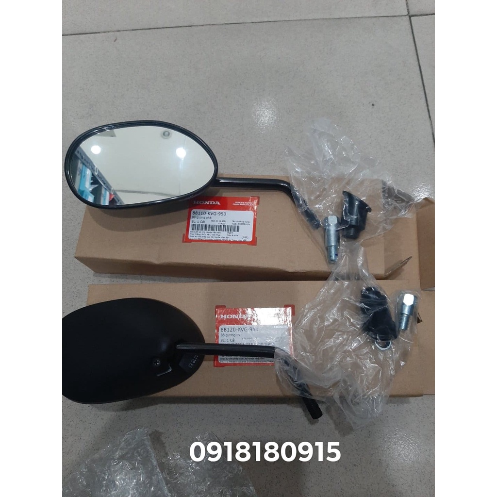 Bộ gương kính chiếu hậu air blade 110 click 110 honda