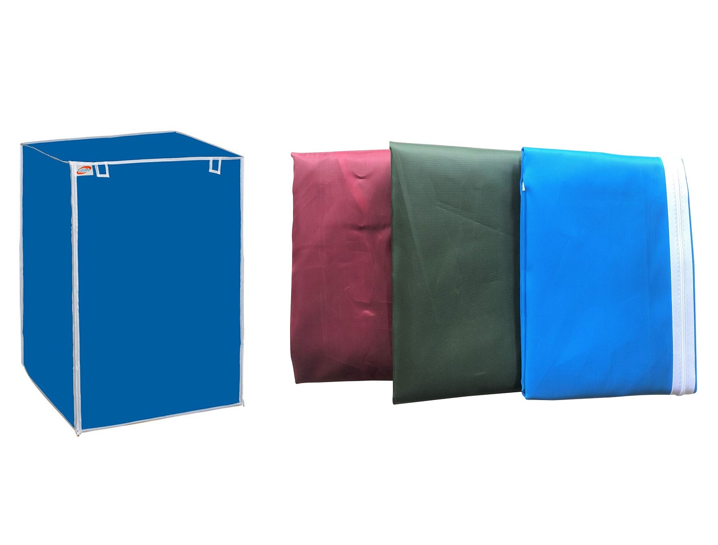 Áo Trùm Máy Giặt Cửa Trên 7 - 9 Kg Vải Dù Chống Rách Chống Thấm Màu Trơn Sang Trọng