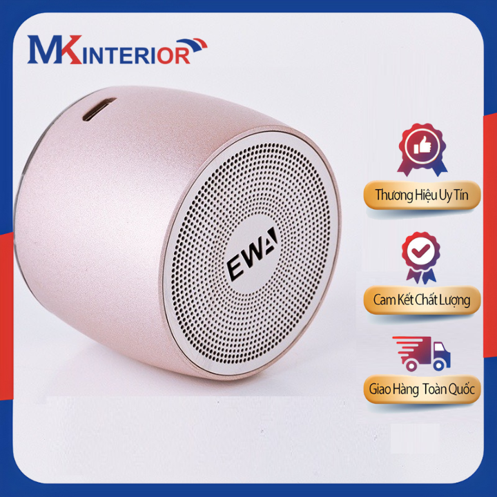 Loa bluetooth ewa a103 thiết kế cực nhỏ gọn, công suất lớn, bass mạnh, nghe cực hay, có túi đựng - hàng chính hãng
