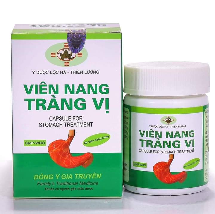 Viên Nang Tràng Vị - Thiên Lương. Đau dạ dày, viêm loét dạ dày, viêm tá tràng, viêm hang vị, trào ngược dạ dày