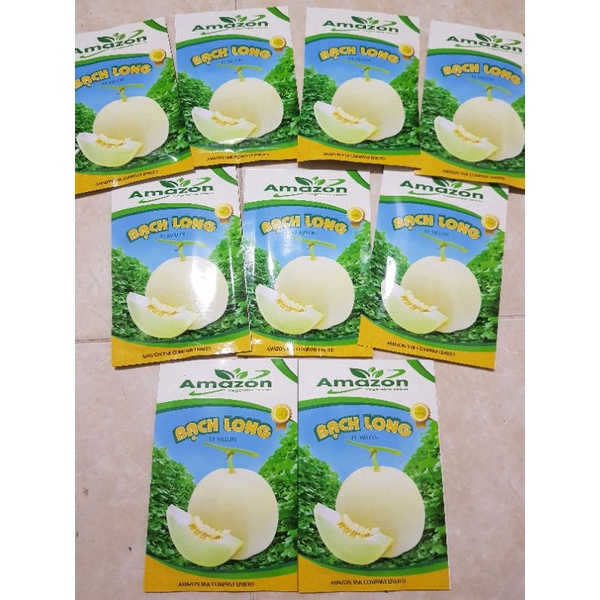 Hạt giống dưa lê siêu ngọt lai f1 bạch long - amazonseed