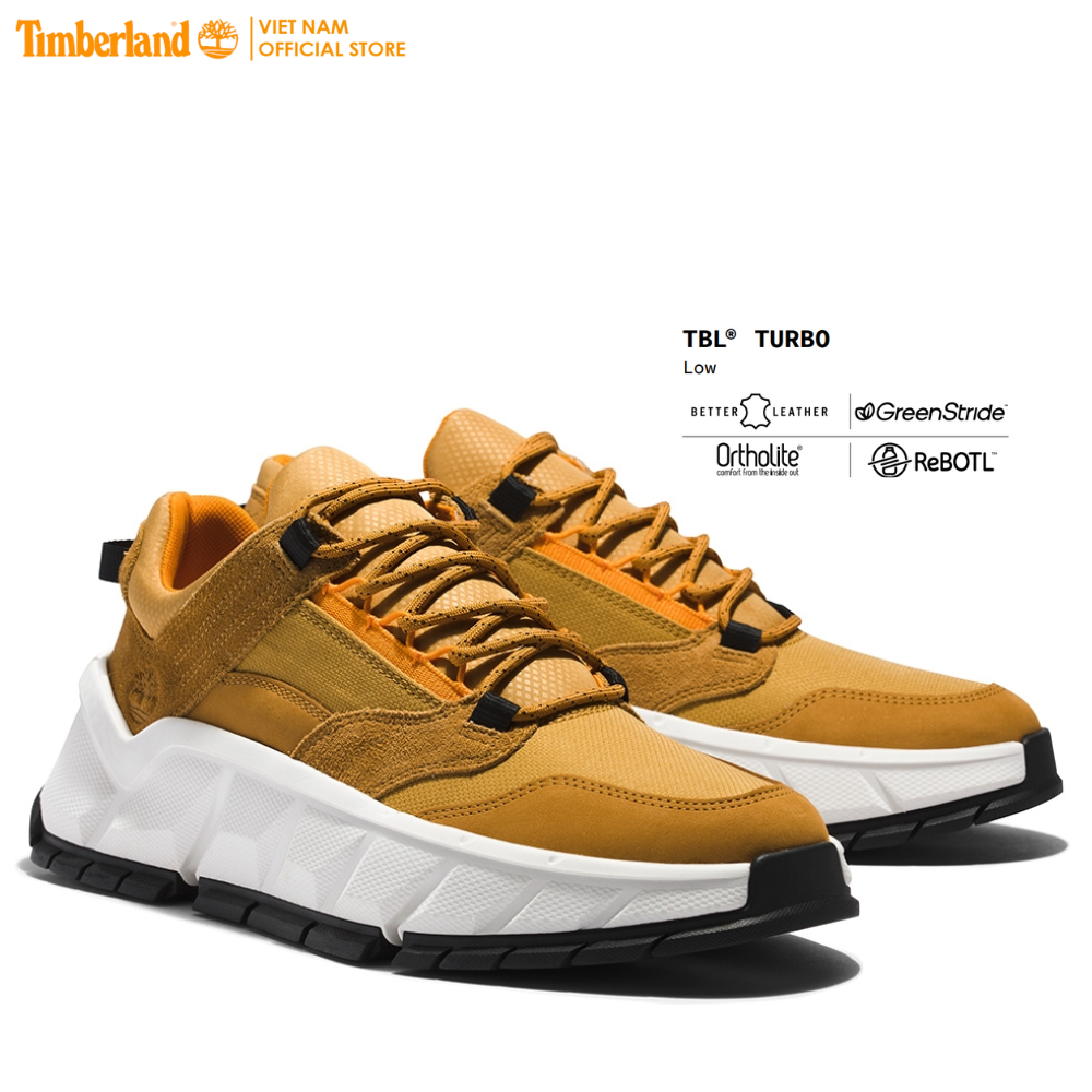 Original Timberland Giày Thể Thao Nam Leo Núi TBL Turbo Low Wheat Nubuck