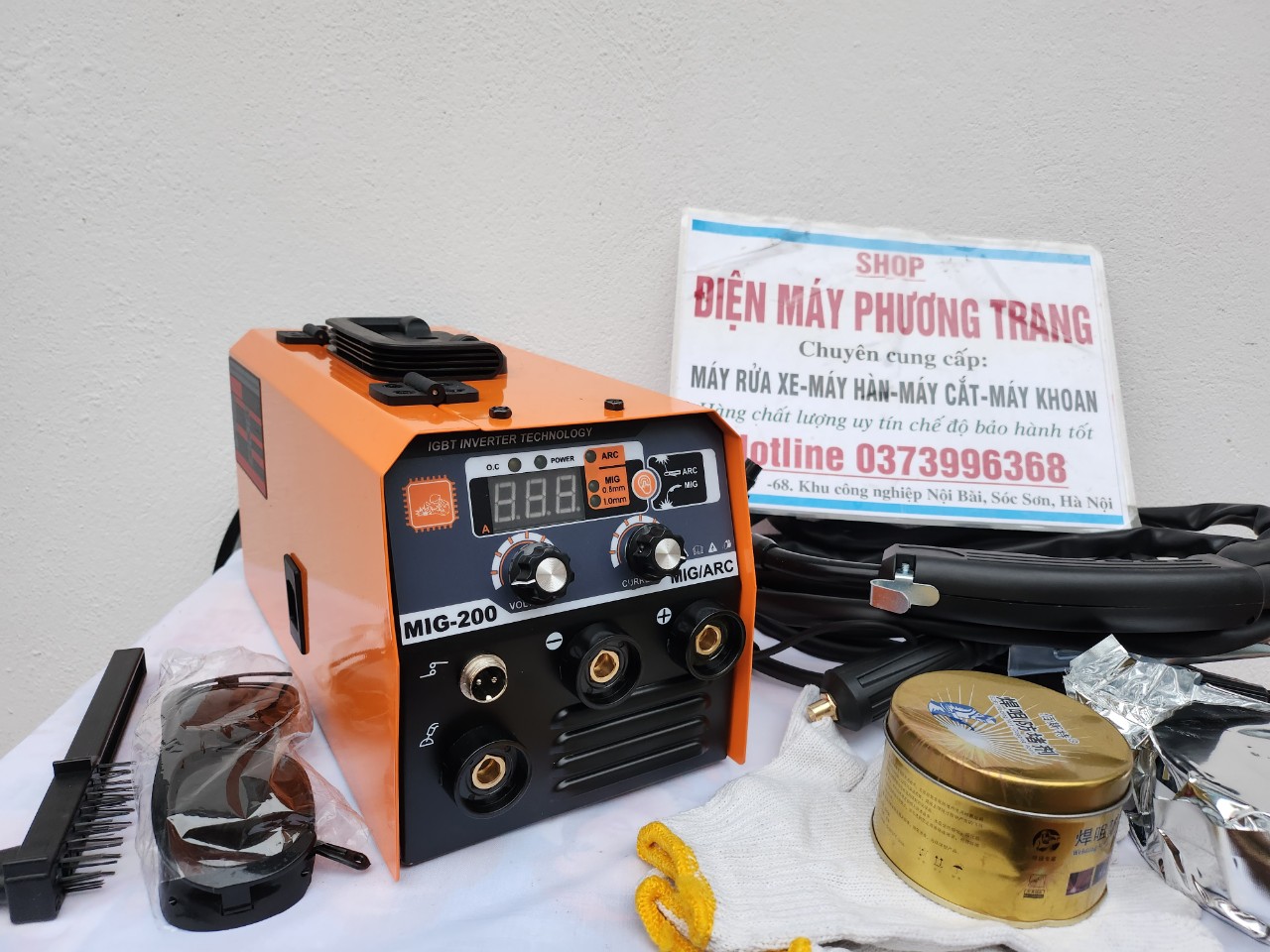 Máy Hàn MIG Không Dùng Khí Jasic Mig 200 - Hàn được cả Que Và Vật Liệu Mỏng