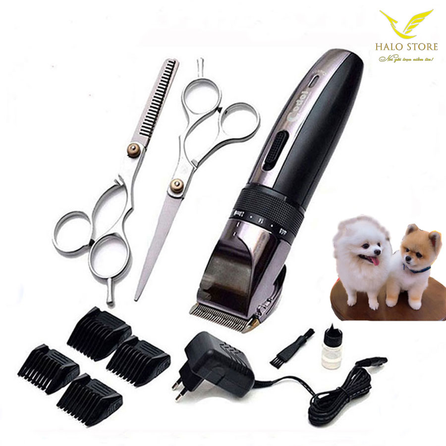 Tông Đơ Cắt Lông Chó Mèo CODOL 531 Đa Năng TẶNG BỘ KÉO CẮT - Máy Cắt Lông Thú Cưng Đa Năng