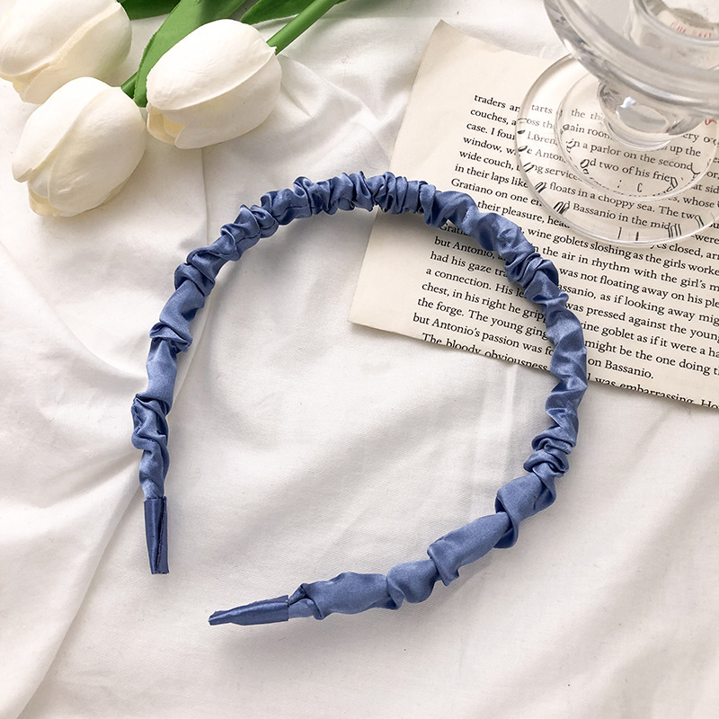 Băng đô cài tóc nữ lụa Satin phong cách Hàn Quốc