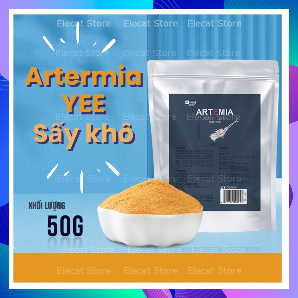 Thức ăn cho cá Artemia Yee sấy khô 50g