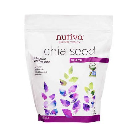 Hạt Nutiva Organic Superfood Chia Seed 1.36kg Mỹ