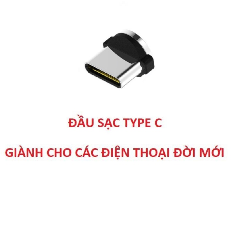 1 đầu sạc Type C - đầu sạc cho dây sạc nam châm - không có dây