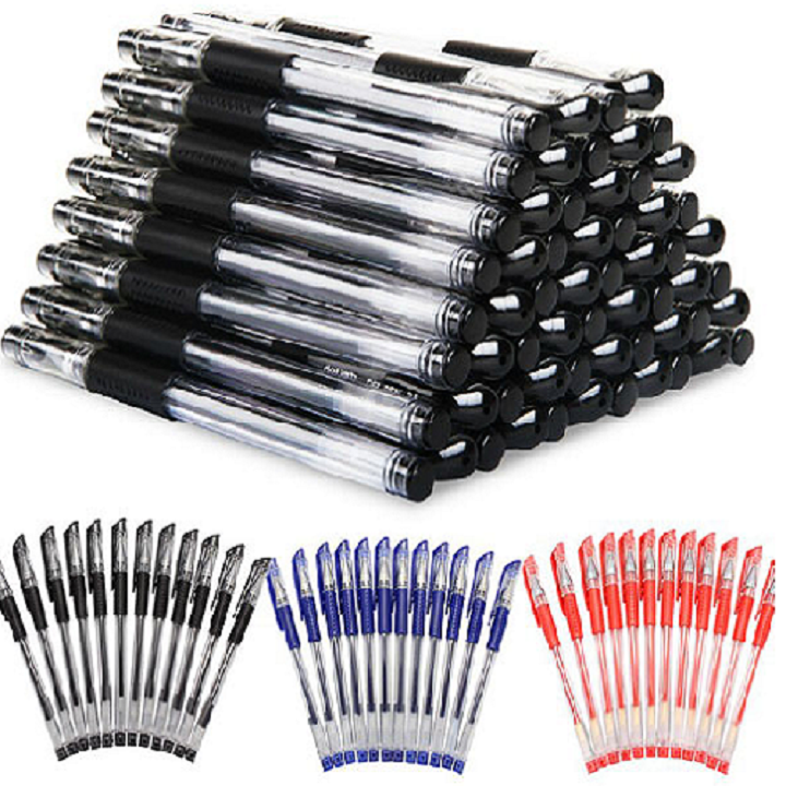 Combo 50 Bút Viết Mực Nước Gel Cho Học Sinh Sinh Viên