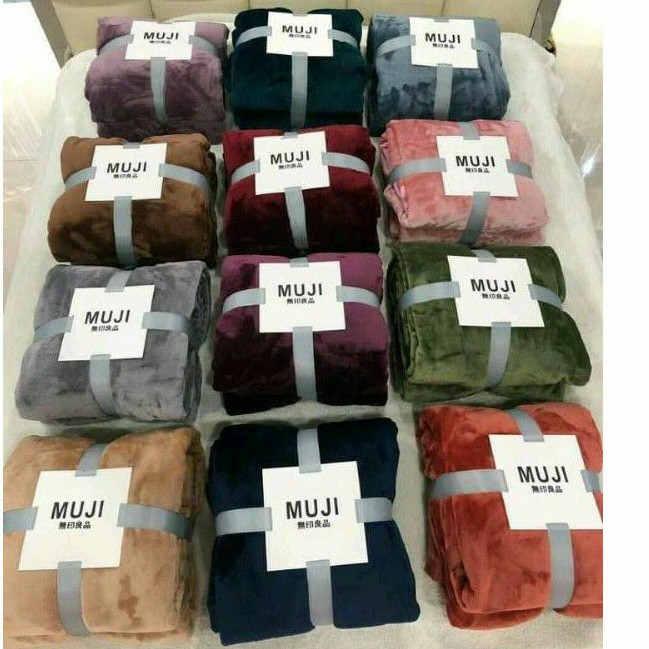 Chăn Muji lông tuyết gia đình 2mx2m3