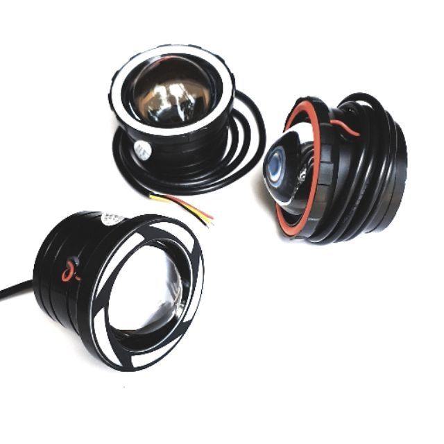 Đèn u7 ngắn không lồng màu xanh dương