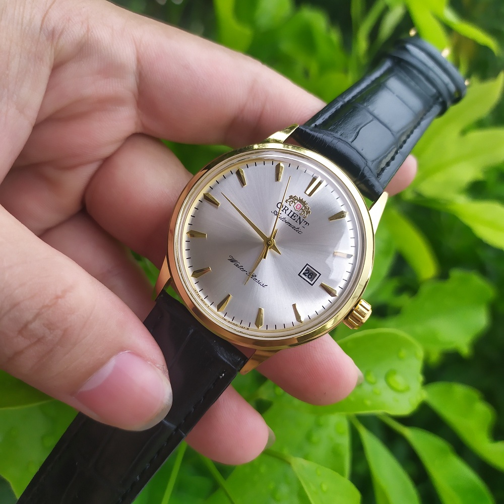 Đồng hồ nam Orient dây da cao cấp lịch lãm
