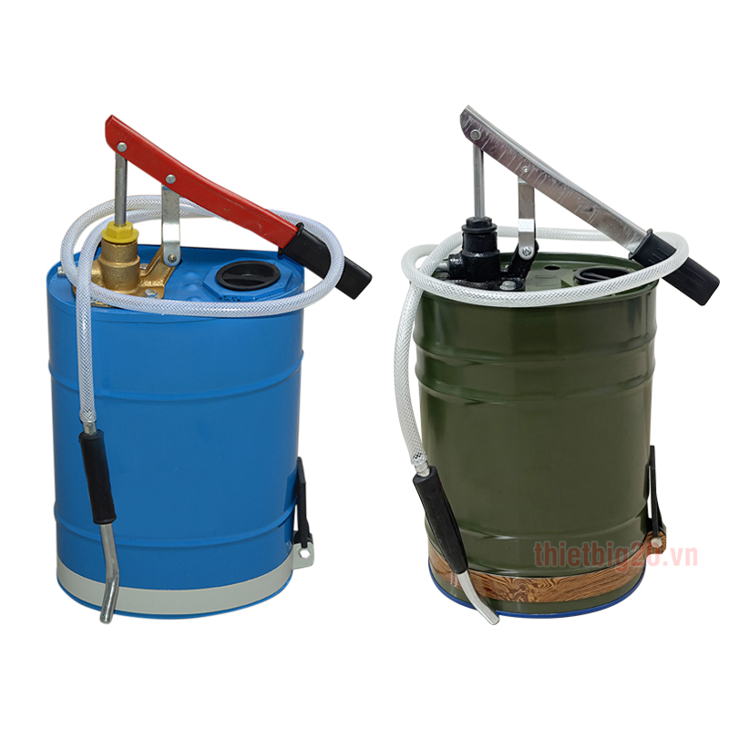 Máy bơm dầu bằng tay, bình bơm dầu cầu dung tích 10L GDC27