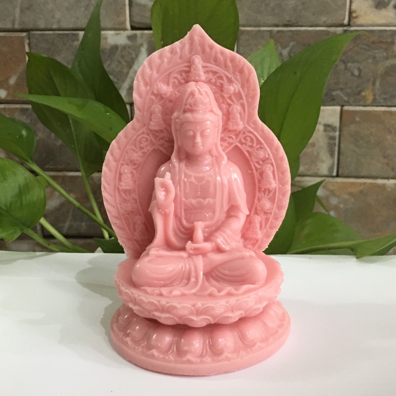 Tượng quan âm bồ tát cao 15 cm mang bình an
