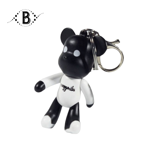 Móc khóa gấu kute móc khóa balo túi xách chìa khóa xe chất liệu nhựa bền đẹp mk01lz - yoosoo fashion