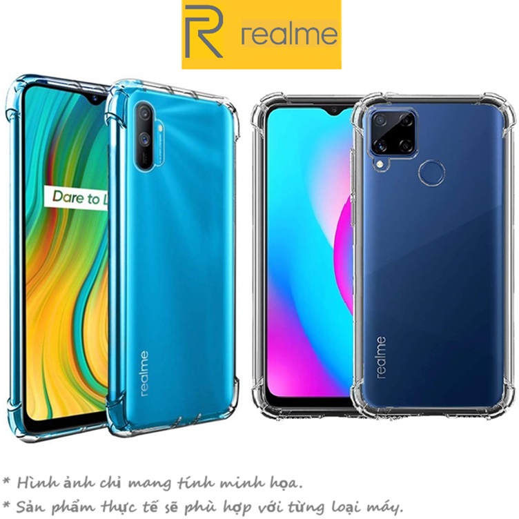 Ốp Realme Narzo 10 / 20 / 30 / Narzo 20 Pro / Narzo 30A - Dẻo Trong Chống Sốc Bảo Vệ Camera