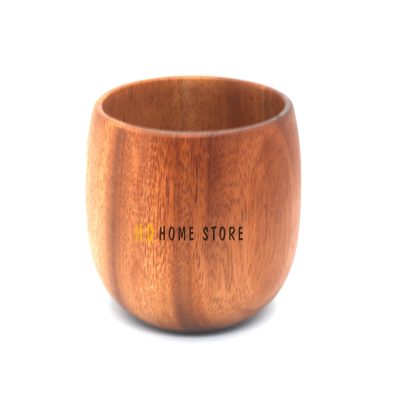 Ly gỗ xà cừ bo tròn đáy