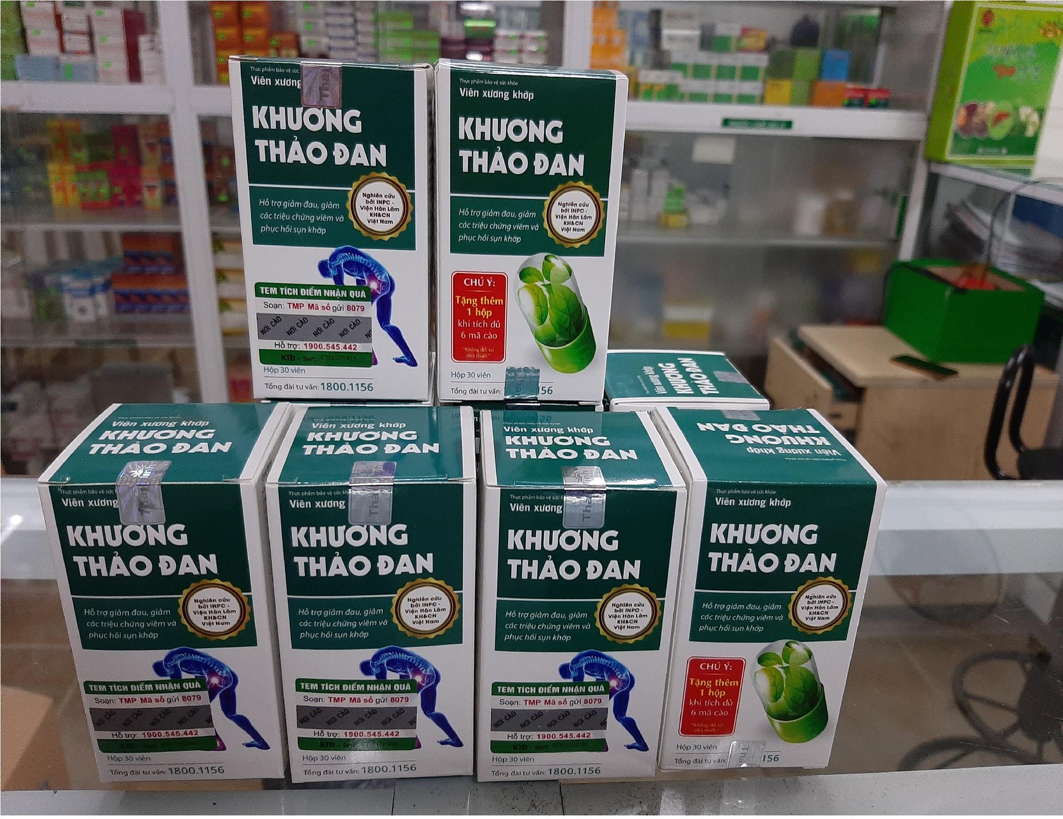 khương thảo đan( hỗ trợ điêu tri xương khớp)