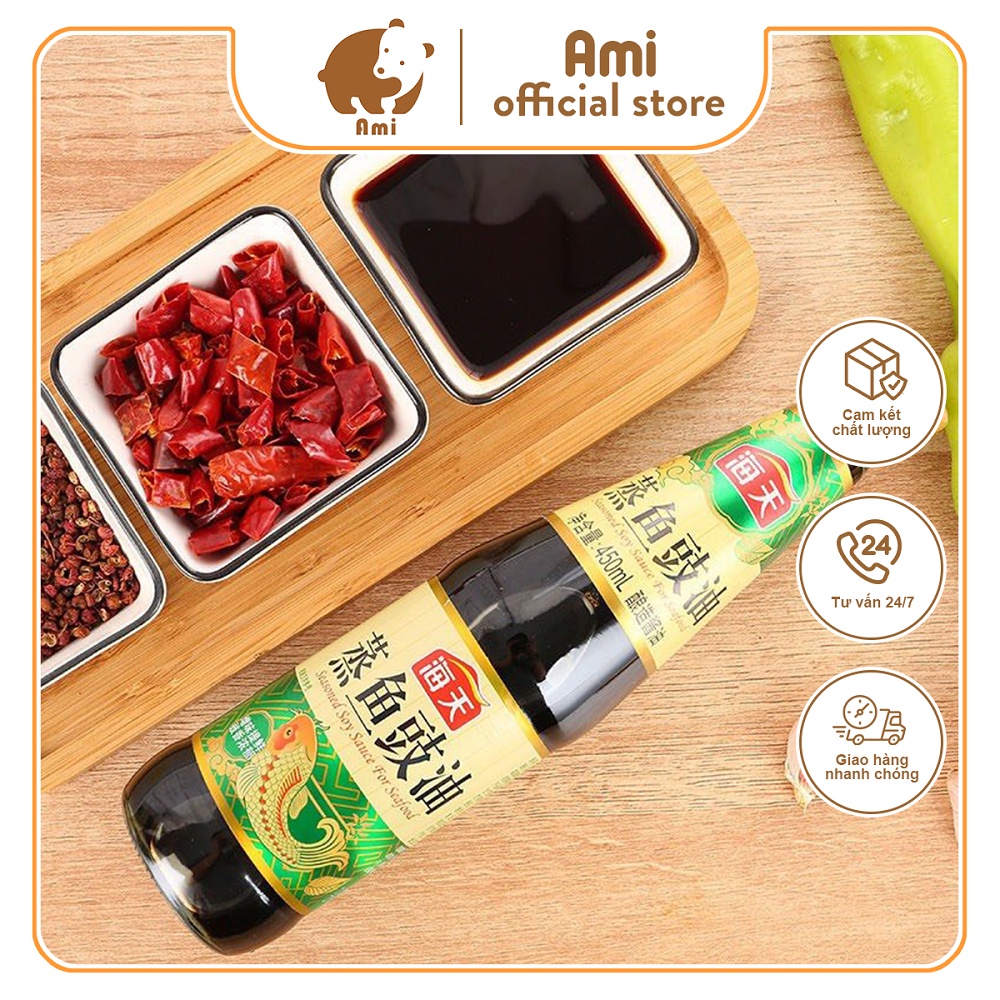 Xì Dầu Hấp Cá Xì dầu hấp cá Hải Thiên 450ml, Chấm, nấu ăn, Hấp Cá giúp món cá thơm ngon hơn, gia vị nấu cá, gia vị, xì dầu, nước tương, nước sốt