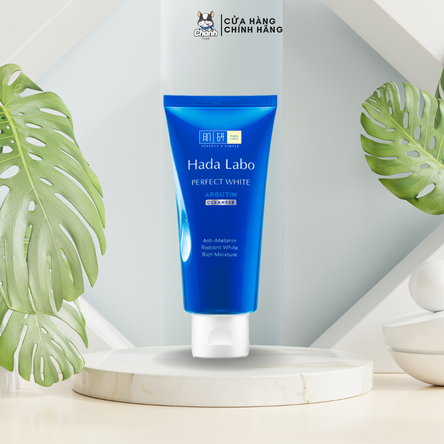 Kem rửa mặt hada labo perfect white dưỡng trắng da hoàn hảo 80g