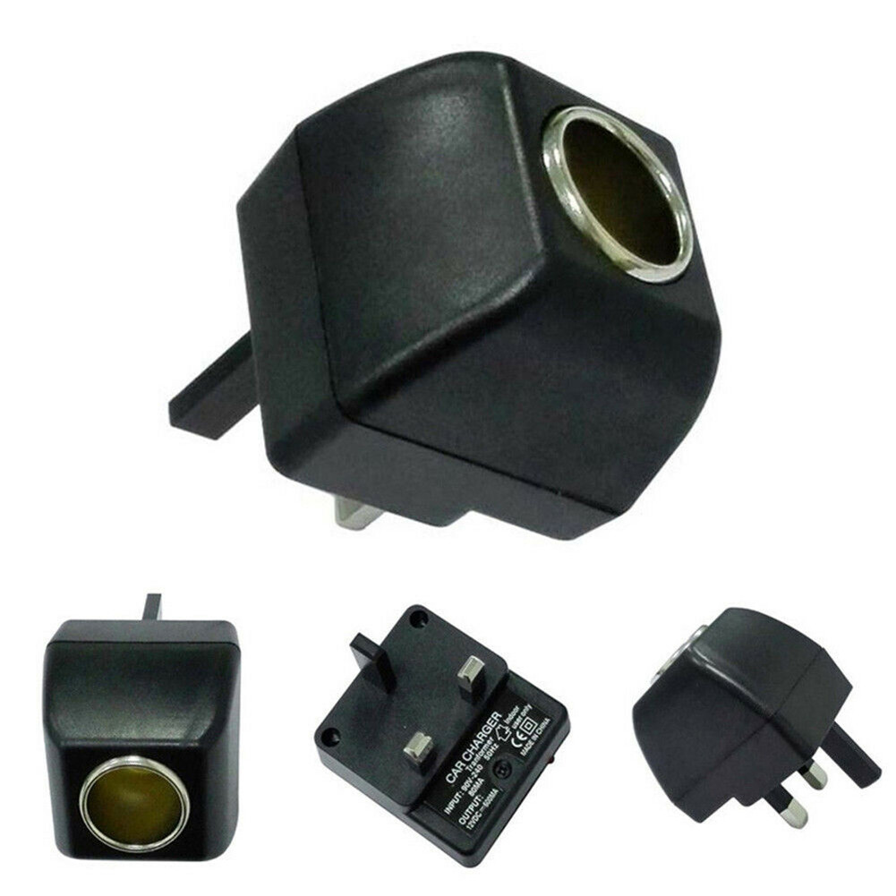 Xe lá nhẹ hơn ổ cắm ổ cắm 240V Mains cắm để 12V Car Charger Power Adapter Phụ Kiện Xe Hơi
