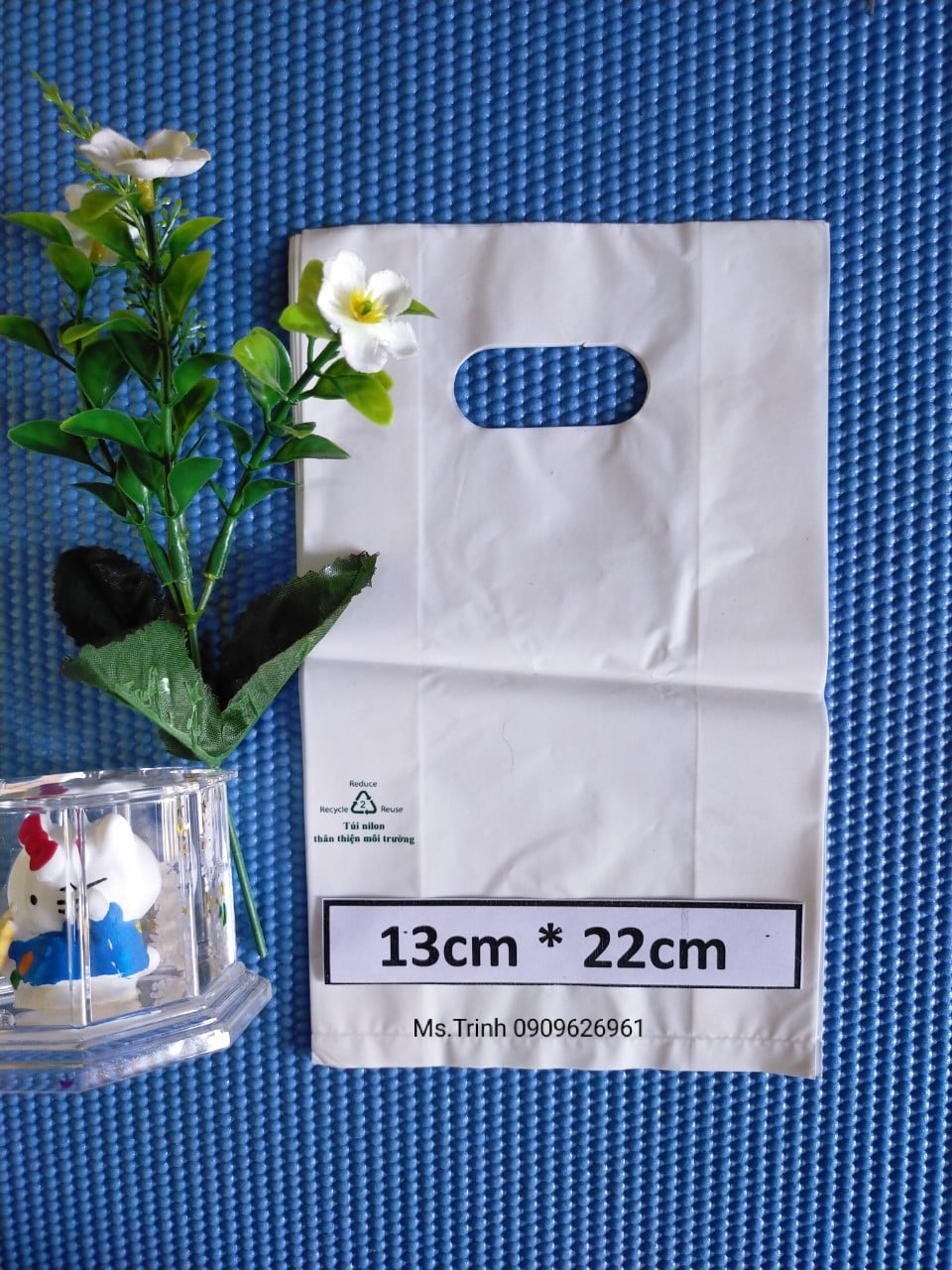 [HCM]Size 13 * 22 cm - Combo 4 kí túi ni lông Phân Hủy Sinh Học Kiều Gia ( khoảng 1440 cái)