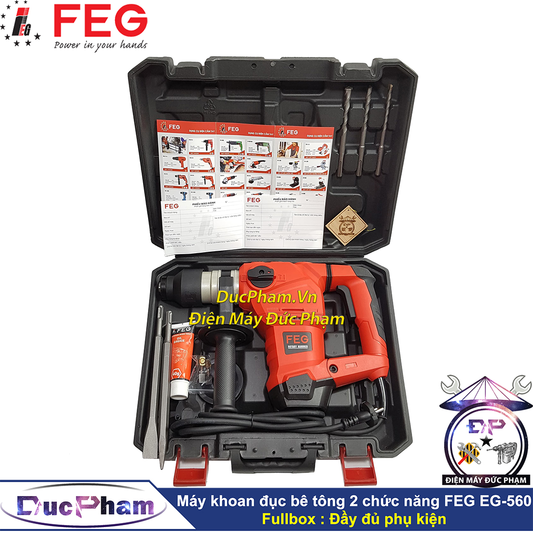 Máy khoan đục bê tông FEG EG-560-1500W 32mm