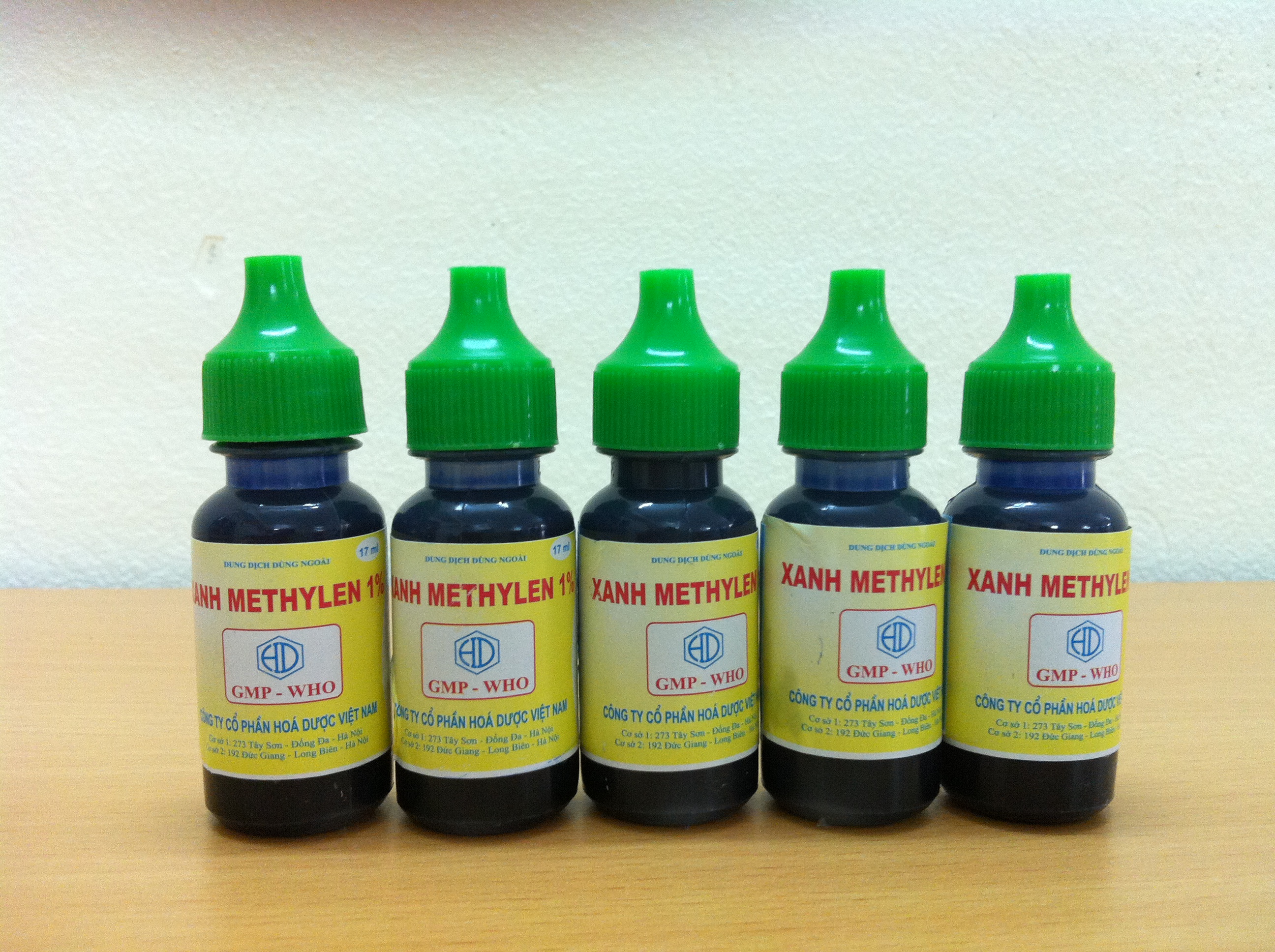 Xanh Methylen-sát khuẩn ngoài da