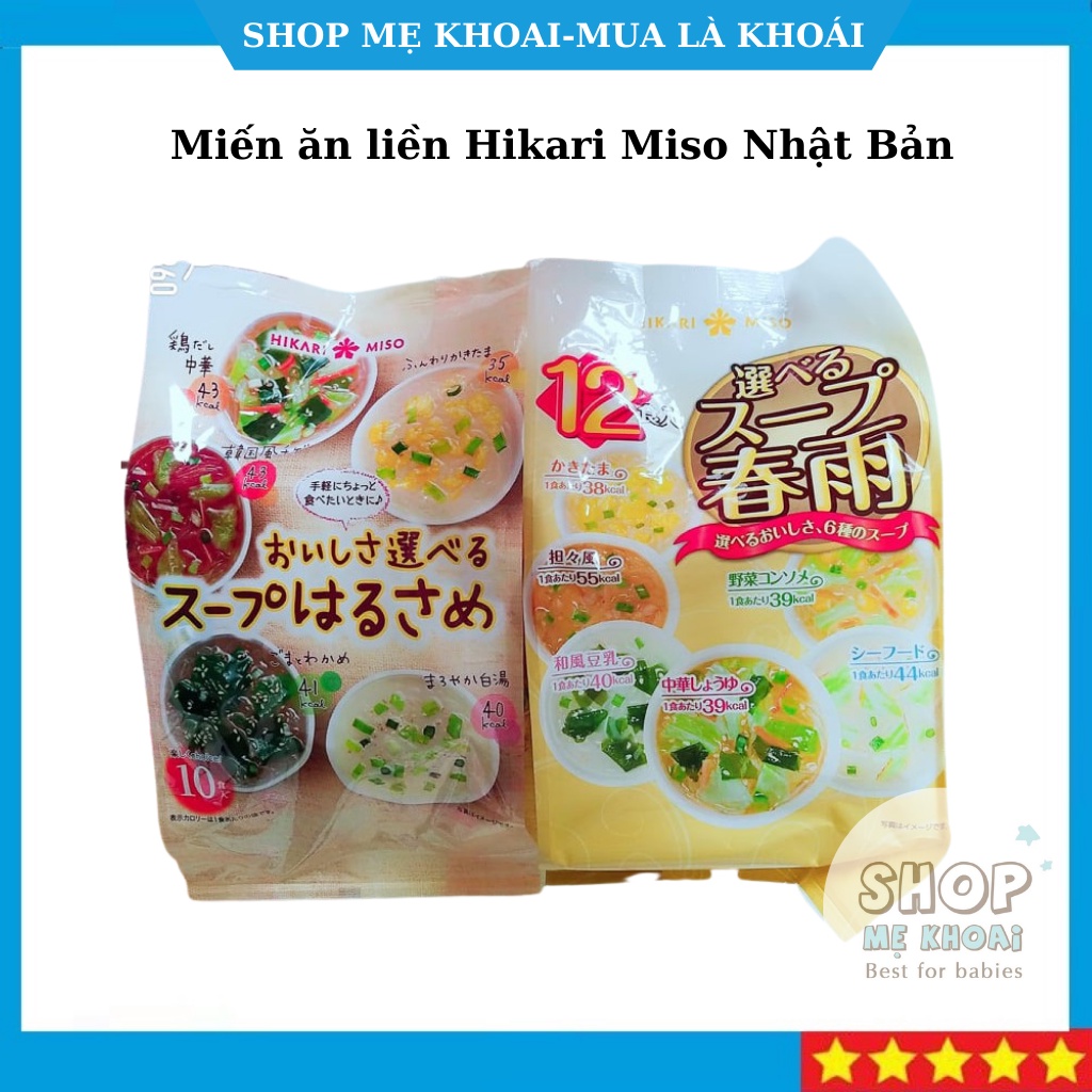 Miến ăn liền miso hikari 10 phần nhật bản