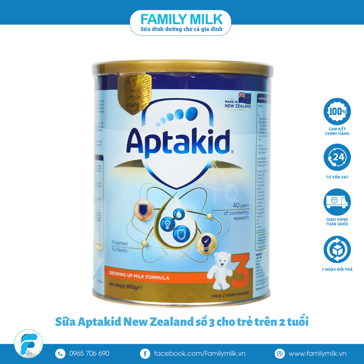 Aptamil New Zealand Số 2