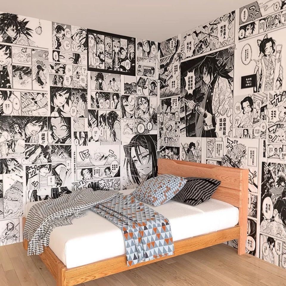 Tường Manga - Tường anime theo yêu cầu Onepiece, Haikyuu, yaoi....Background đu trend [Manga Wall]