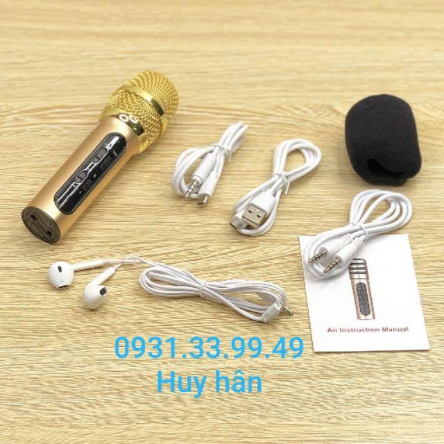 Micro karaoke livestream C11 trên điện thoại.