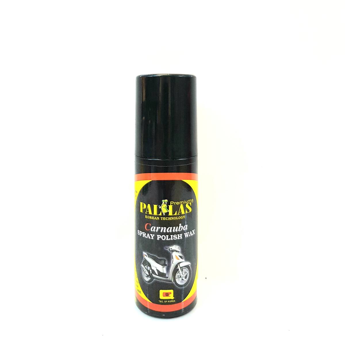 Chai xịt dưỡng bóng sơn xe máy Pallas Polish Wax 120ml