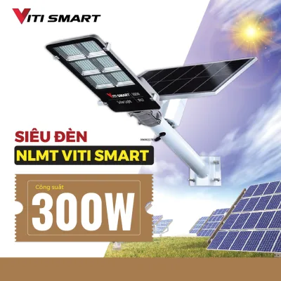 Đèn năng lượng mặt trời VITI SMART đường phố công suất 150w - 300w. Den nang luong mat troi VITI SMART (1)