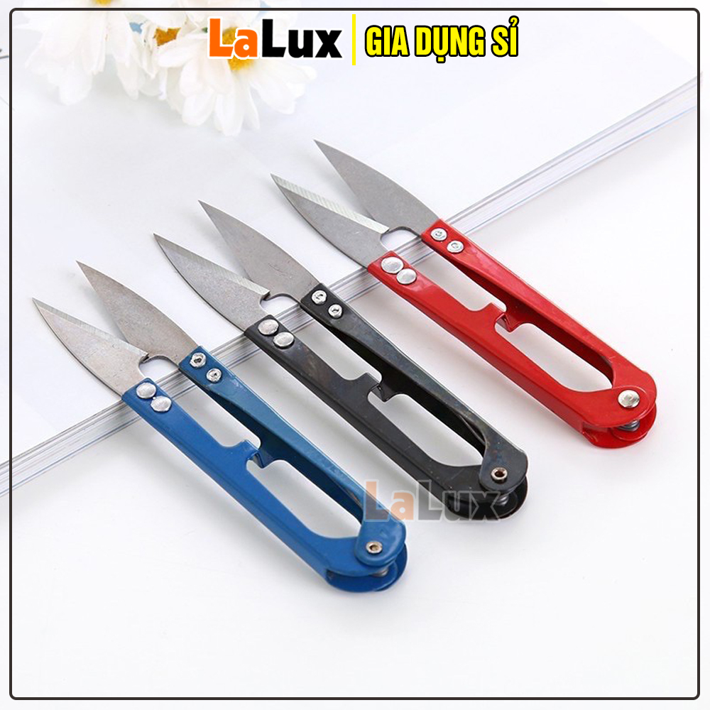 Kéo cắt chỉ loại xịn - kéo bấm chỉ, kéo cắt chỉ thừa, kéo nhấm chỉ bén, bền gia dụng lalux