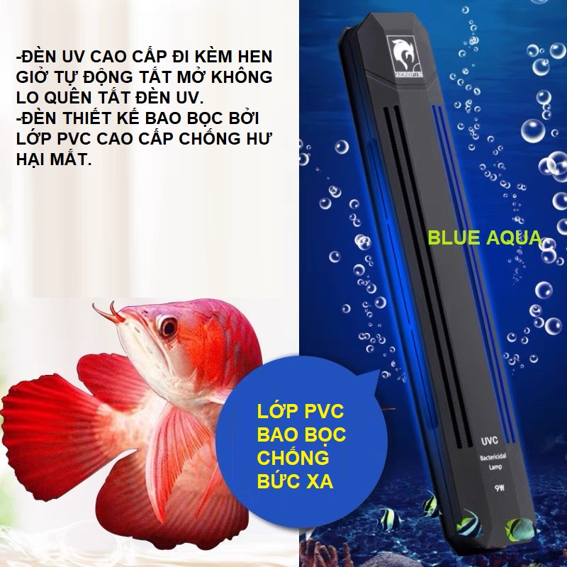 Đèn uv hẹn giờ aerofin chuyên dùng cho hồ cá
