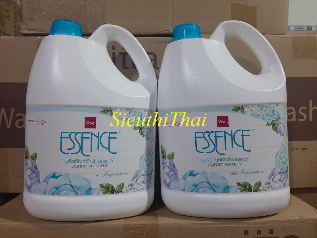 Nước giặt xả đậm đặc essence màu xanh 3000ml
