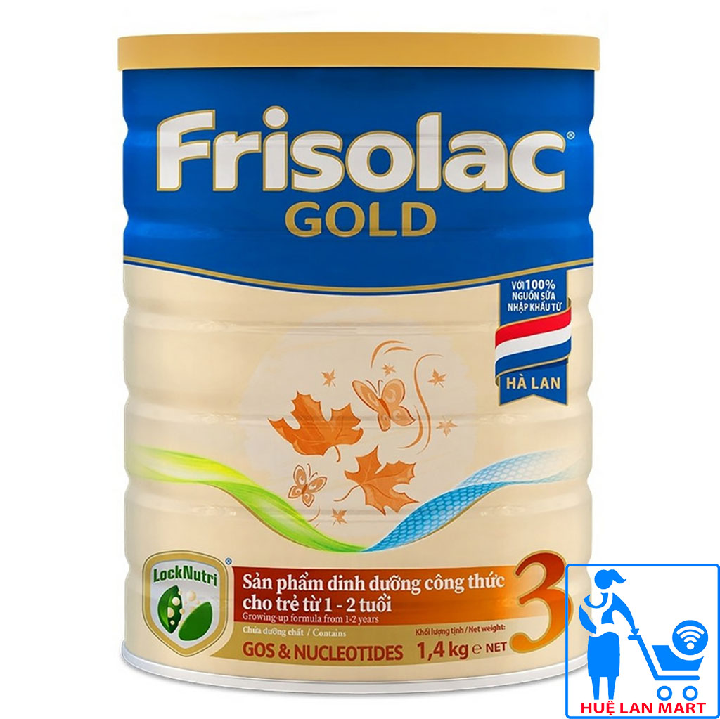 Sữa Bột Friesland Campina Frisolac Gold 3 - Hộp 1,4kg Nhà khám phá nhí,