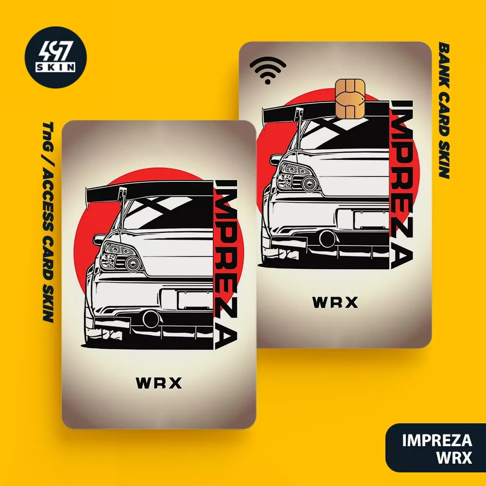 Skin Card Japanese Super Car - Miếng Dán ATM, Thẻ Xe, Thẻ Từ, Thẻ Chung Cư - Chất Liệu Chống Xước - Chống Nước