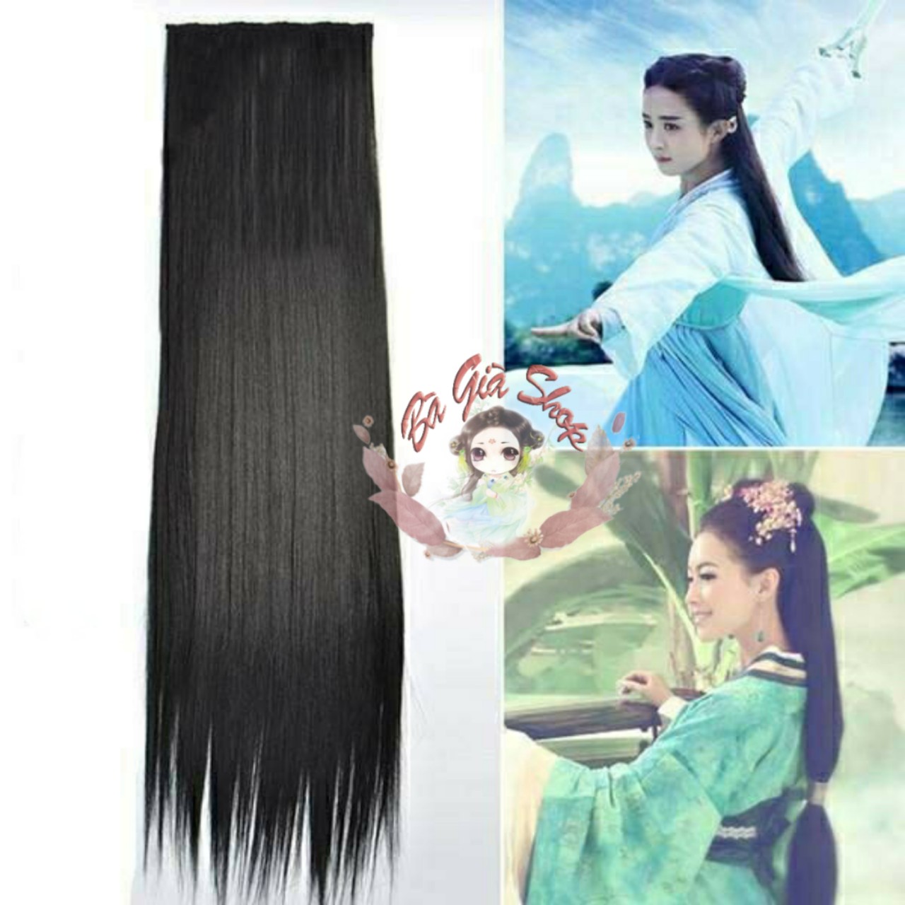 Tóc kẹp nữ dài 70/100cm