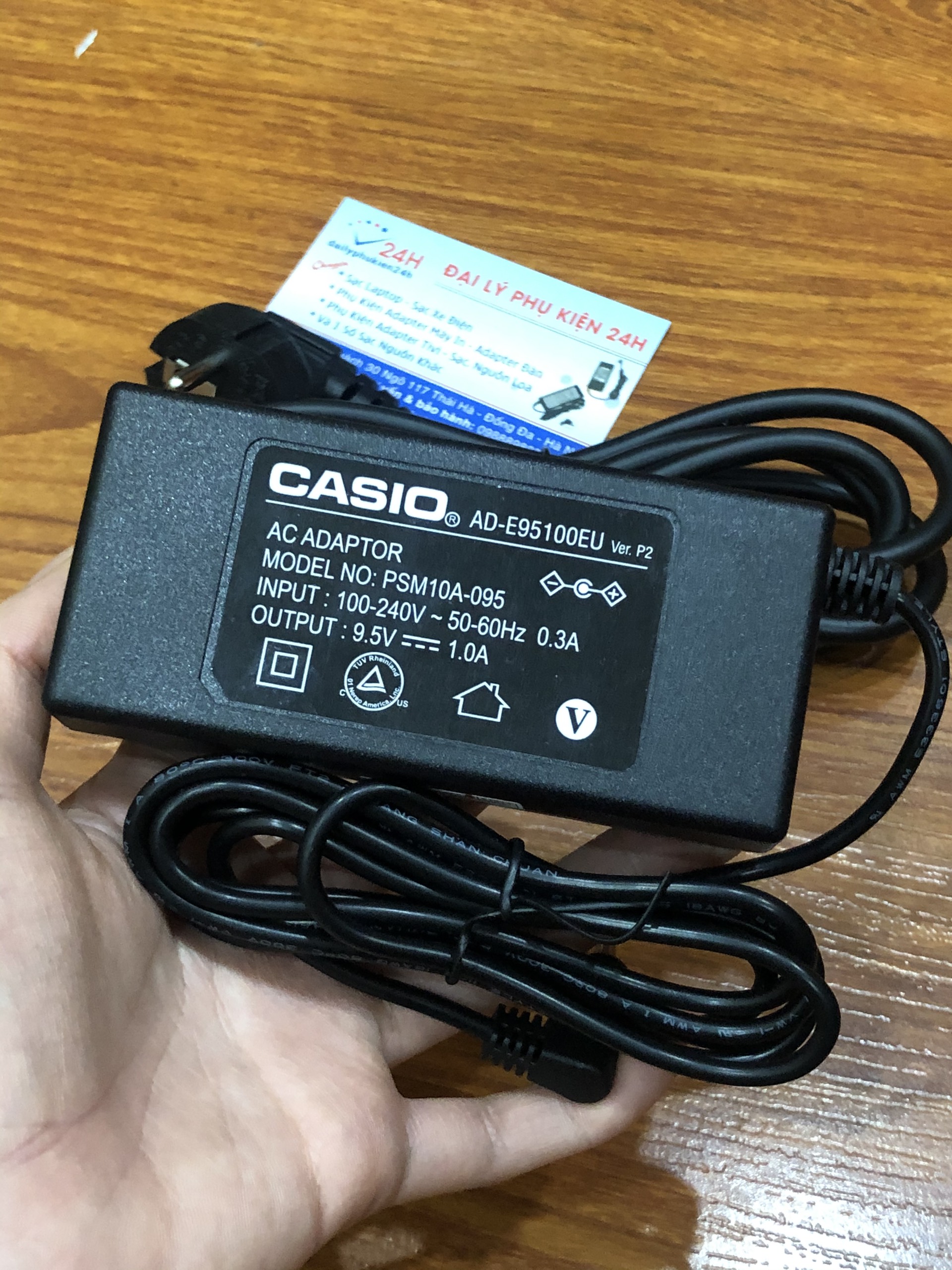 Bộ adapter nguồn đàn casio lk-240, lk-247, lk-280, ctk-240, ctk-245 (adapter loại xịn ((