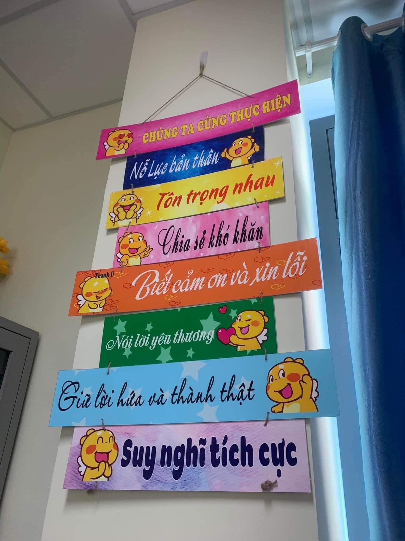 Chúng ta cùng thực hiện, chất liệu mex, kích thước 60cm*100cm