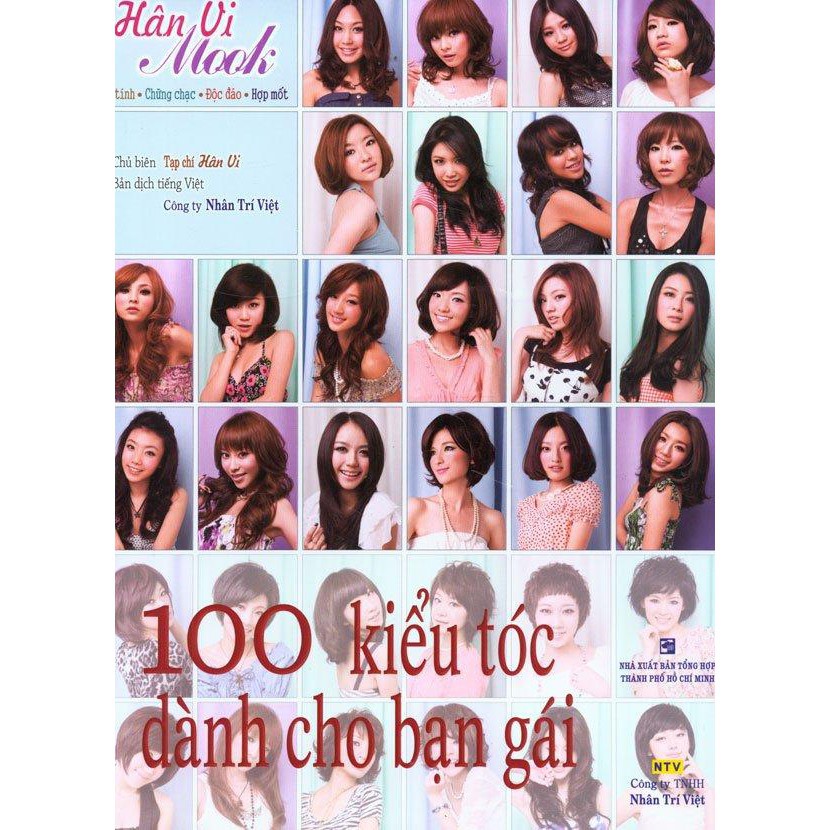 Ns minh tâm - sách - 100 kiểu tóc dành cho bạn gái
