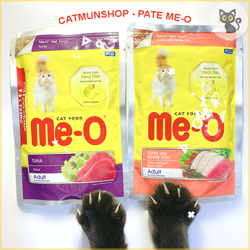 Pate Me-o 80gr cho mèo  vị thơm ngon,sản xuất tại Thái Lan, Shop Cat Mun