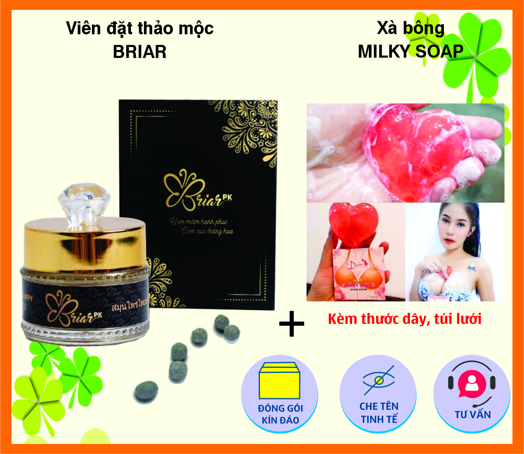 Xà phòng tăng vòg 1 nở ngực milk soap thái lan