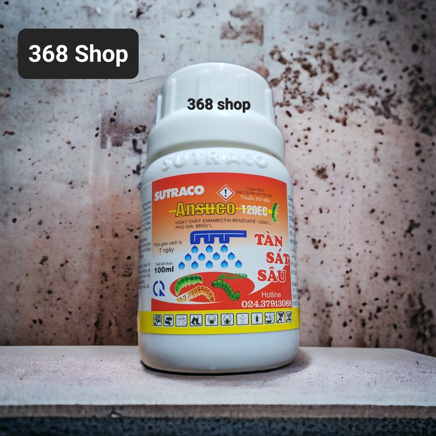 (Combo 5 chai) Chuyên gia sâu kháng 💎 Tàn Sát Sâu E12 (Chai 100ml) Thuốc trừ sâu Sutraco ANSUCO 120SC💖