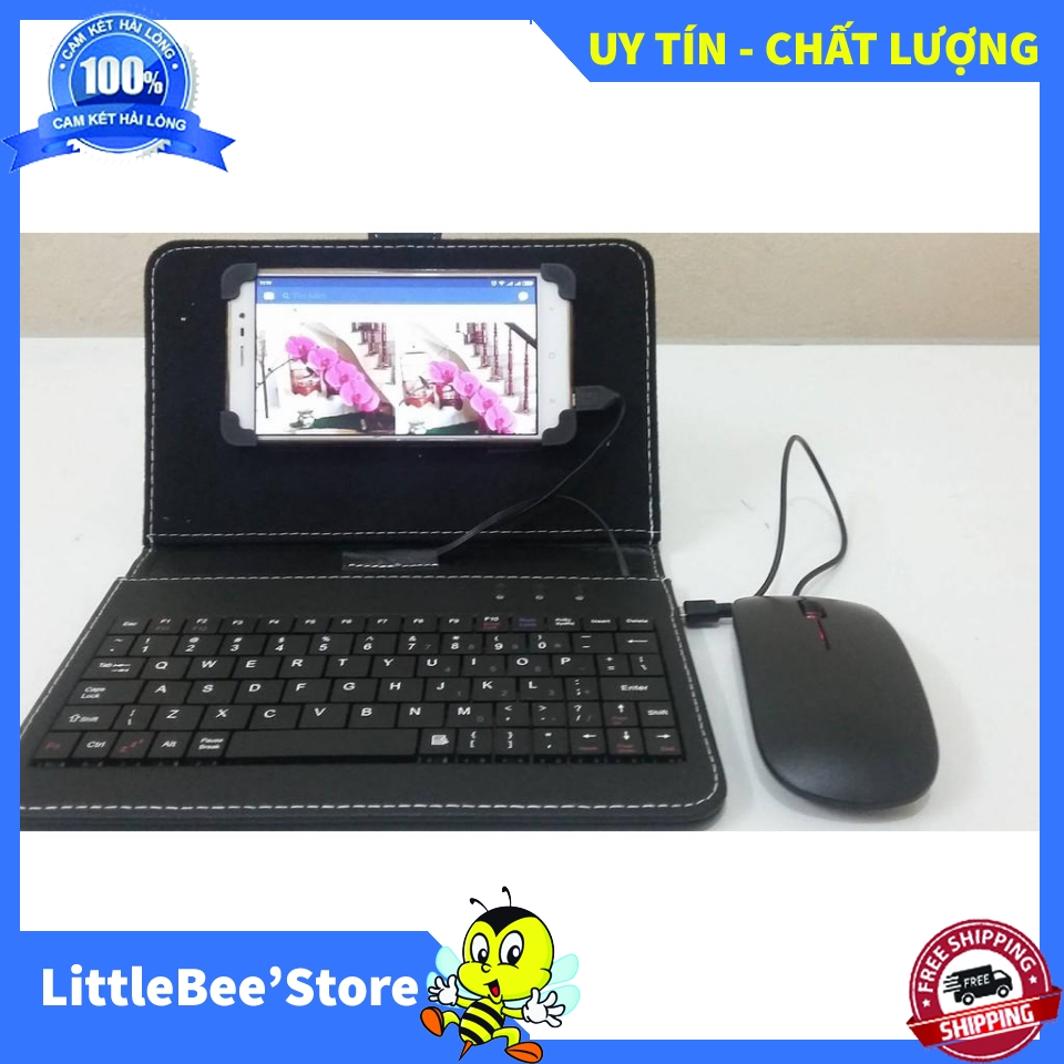 Bàn Phím Rời Cho Điện Thoại Cảm Ứng , Bàn Phím Rời Cho Máy Tính Bảng Mini,Biến Tablet Thành Máy Tính , Bộ Kết Nối Bàn Phím Cho Smartphone - Chọn Mua BỘ BAO DA BÀN PHÍM KÈM CHUỘT CHO ĐIỆN THOẠI, MÁY TÍNH BẢNG MINI - Hàng TỐT, Giá SỐC