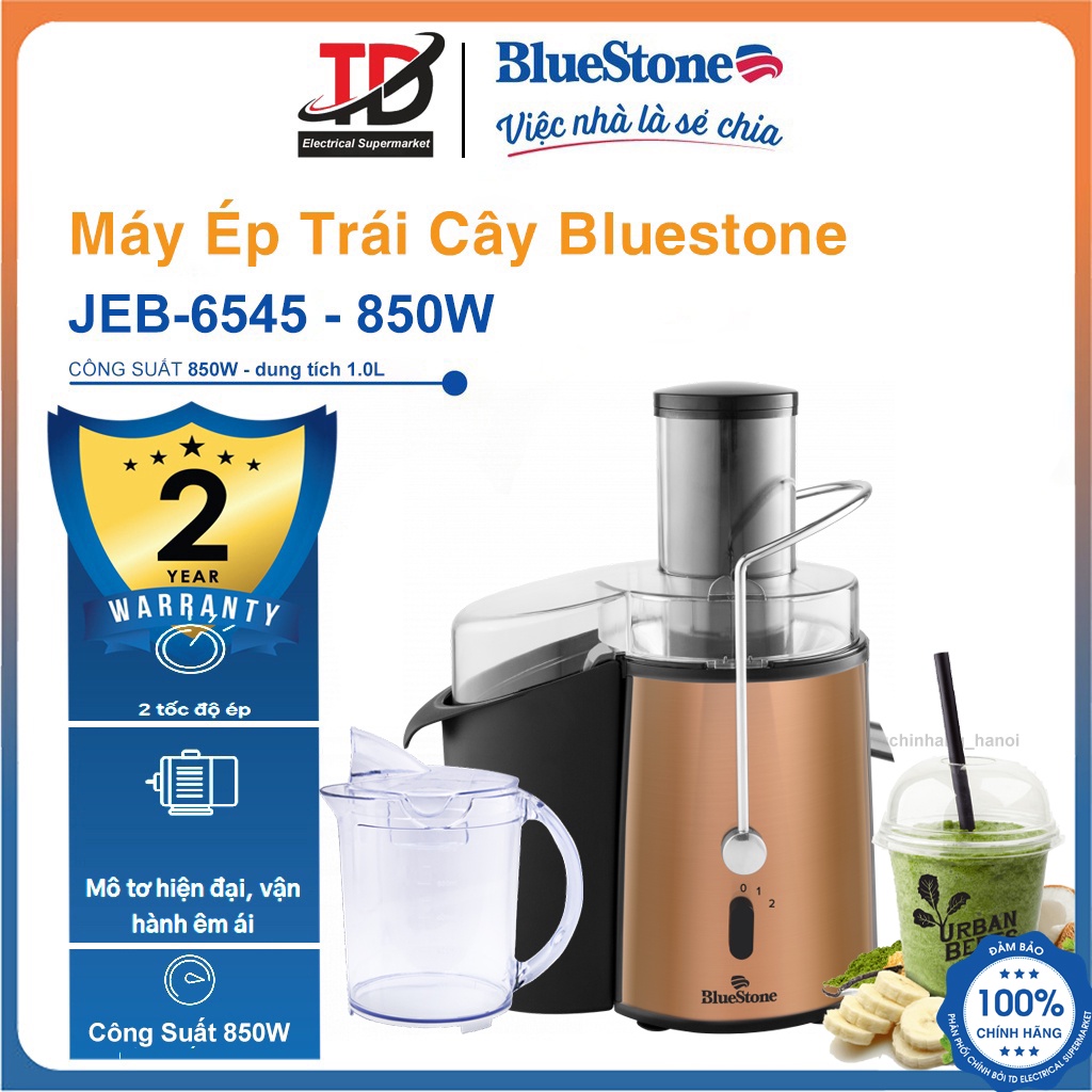  Máy Ép Trái Cây BlueStone JEB-6545 Công Suất 850W Bảo Hành Chính Hãng 2 Năm 