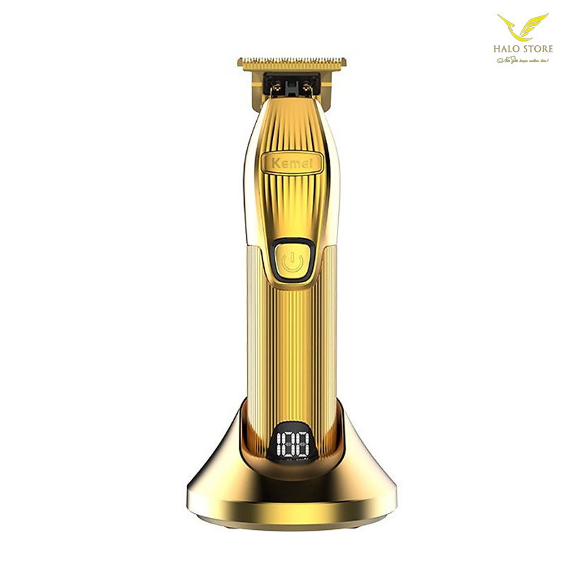 Tông đơ chấn viền kemei i32s cao cấp sạc không dây lamyra kẻ đường chuyên nghiệp cho barber pro