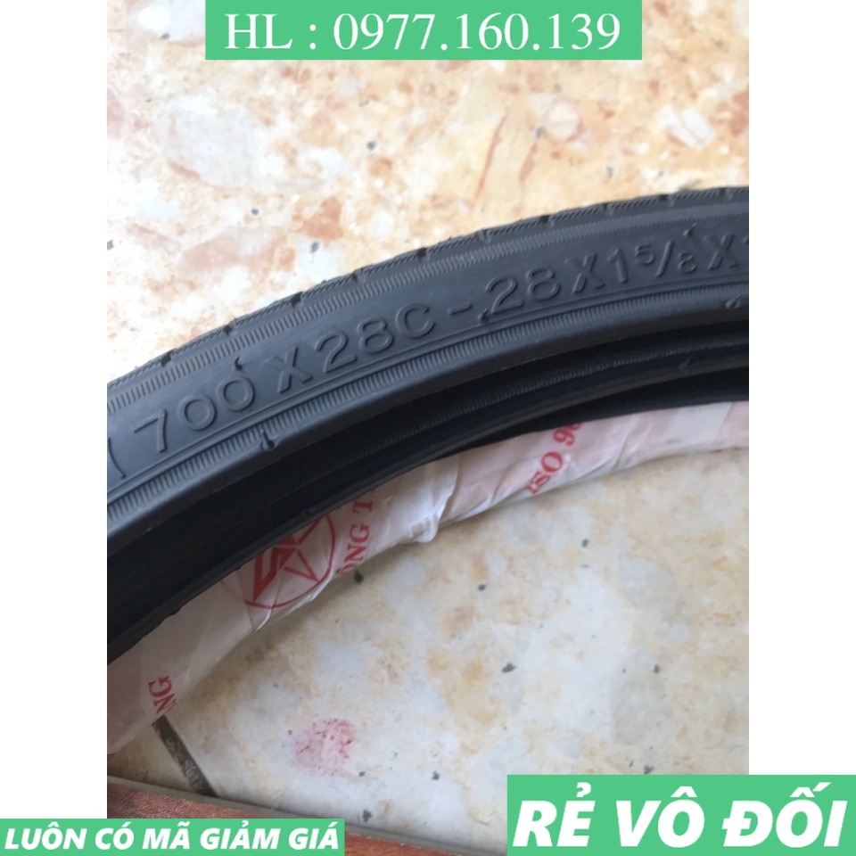 Vỏ lốp xe đạp 700x28c sao vàng chính hãng